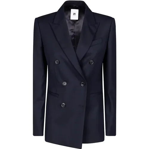 Blazers, female, , Size: XS Slim Fit Jacket - PT Torino - Modalova