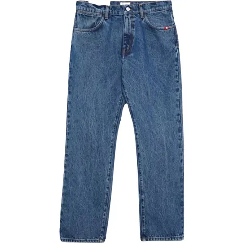 Straight Jeans , male, Sizes: W33, W29, W28 - Amish - Modalova