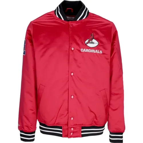 Bomber Jackets, male, , Size: L Arizona Cardinals Bomber Jacket NFL Team Colors - Mitchell & Ness - Modalova