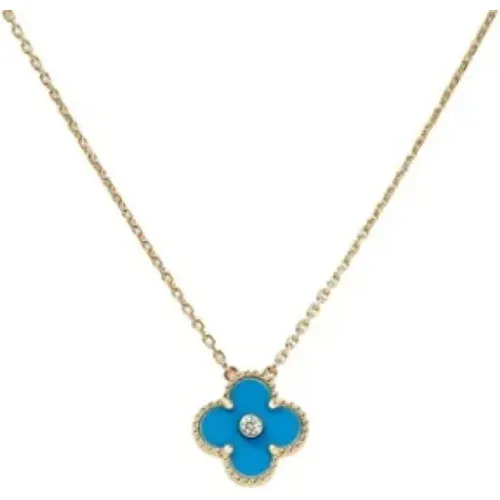 Pre-owned Yellow Gold necklaces , female, Sizes: ONE SIZE - Van Cleef & Arpels Pre-owned - Modalova