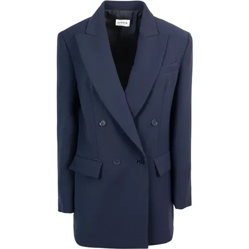 Blazers, female, , Size: S Double-breasted Blazer - P.a.r.o.s.h. - Modalova