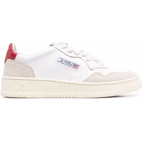 Medalist Low Leder Wildleder Sneakers , Damen, Größe: 36 EU - Autry - Modalova