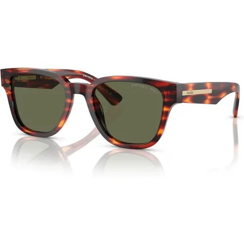 Sunglasses PR A04S , male, Sizes: 52 MM - Prada - Modalova