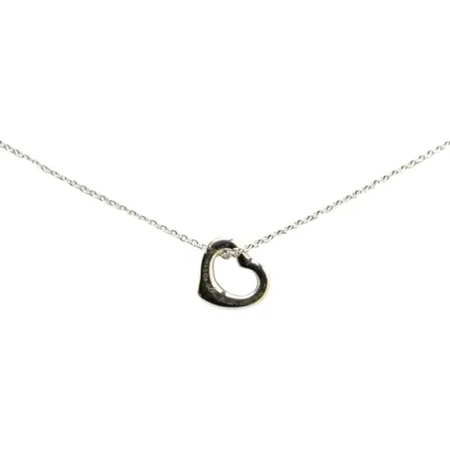 Pre-owned Jewellery, female, , Size: ONE SIZE Pre-owned Silver necklaces - Tiffany & Co. Pre-owned - Modalova