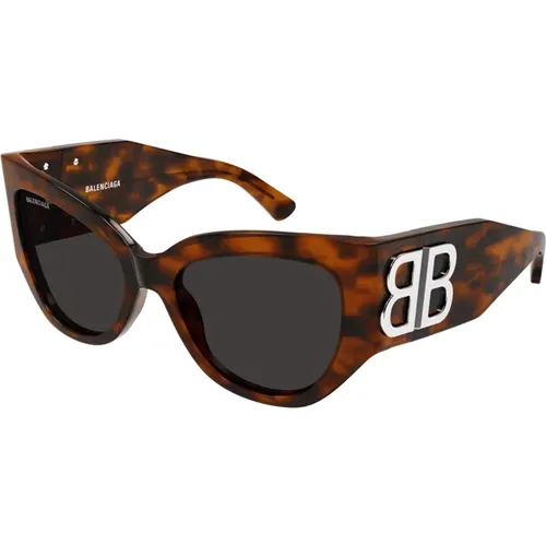 Bb0322S 003 Sunglasses , female, Sizes: 55 MM - Balenciaga - Modalova