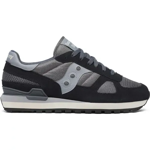 Sneakers, male, , Size: 12 US Shadow Sneaker Dark Grey/Blue - Saucony - Modalova