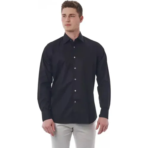 Regular Fit Italian Collar Shirt , male, Sizes: M, XL, L, S, 4XL, 2XL - Bagutta - Modalova