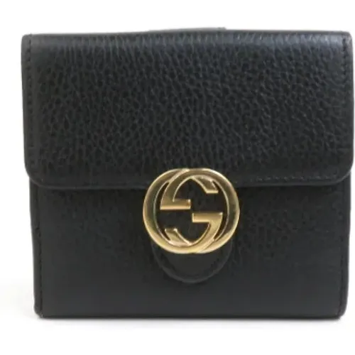 Pre-owned Wallets, female, , Size: ONE SIZE Pre-owned Leather wallets - Gucci Vintage - Modalova