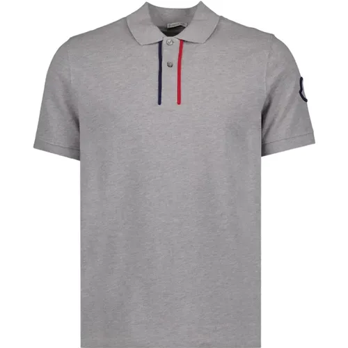 Klassisches Logo Polo-Shirt , Herren, Größe: M - Moncler - Modalova