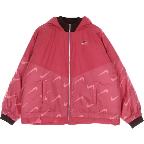 Icon Clash Daunenjacke /Bronze , Damen, Größe: L - Nike - Modalova