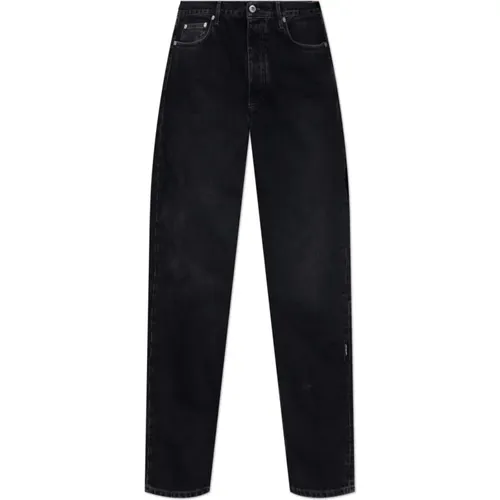 Straight Jeans, male, , Size: W30 Jeans with pockets - Off White - Modalova