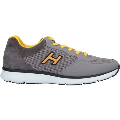 Graue H254 H Flock Sneakers Hogan - Hogan - Modalova