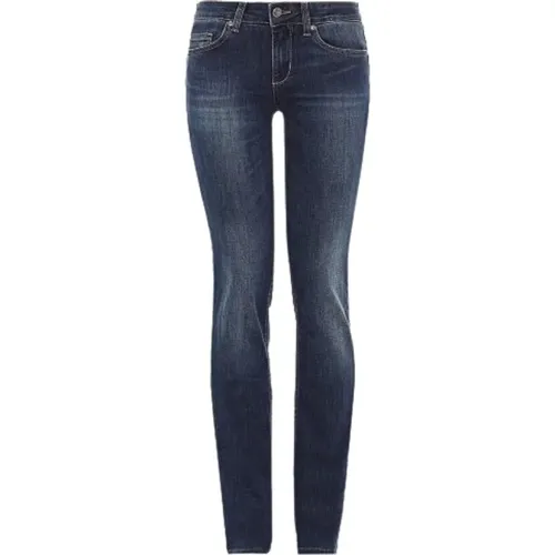 Denim Bottom Up Jeans, , female, Sizes: W30 - Liu Jo - Modalova