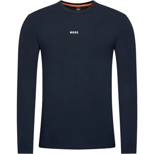 Langarm T-Shirt , Herren, Größe: 2XL - Hugo Boss - Modalova