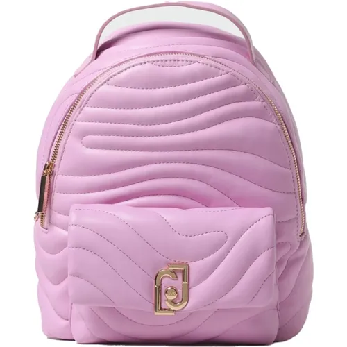 Backpacks, female, , Size: ONE SIZE Pastel Lavender Backpack - Liu Jo - Modalova