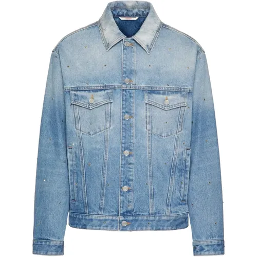 Denim Jacket , male, Sizes: 4XL - Valentino - Modalova