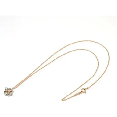 Pre-owned Rose Gold necklaces , female, Sizes: ONE SIZE - Tiffany & Co. Pre-owned - Modalova