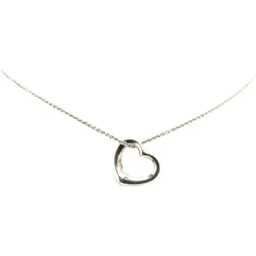 Pre-owned Jewellery, female, , Size: ONE SIZE Pre-owned Silver necklaces - Tiffany & Co. Pre-owned - Modalova