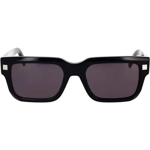 Geometric Sunglasses in with Grey Lenses , male, Sizes: 53 MM - Givenchy - Modalova