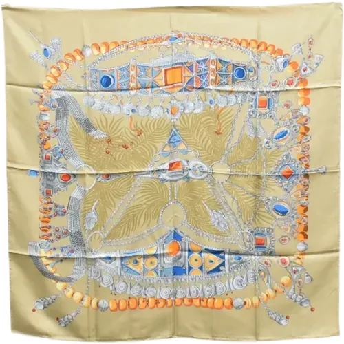 Pre-owned Scarves, female, , Size: ONE SIZE Pre-owned Silk scarves - Hermès Vintage - Modalova