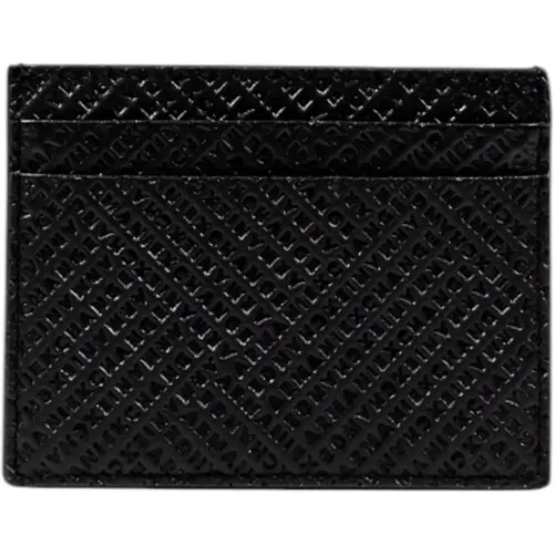 Wallets & Cardholders, male, , Size: ONE SIZE Leather Wallet with Inside Compartments - Armani Exchange - Modalova