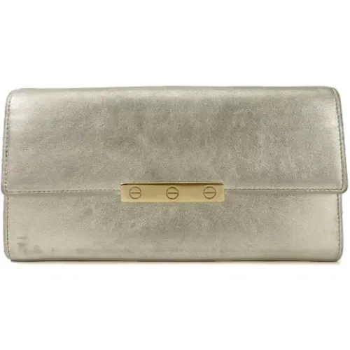 Pre-owned Wallets, female, , Size: ONE SIZE Pre-owned Leather wallets - Cartier Vintage - Modalova