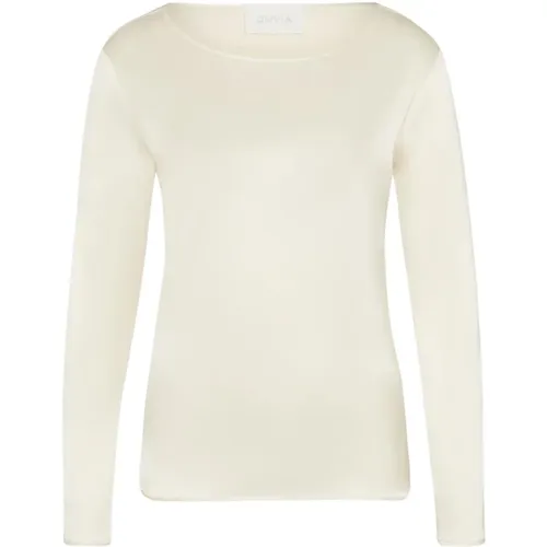 Rundhals Creme T-Shirt Juvia - Juvia - Modalova