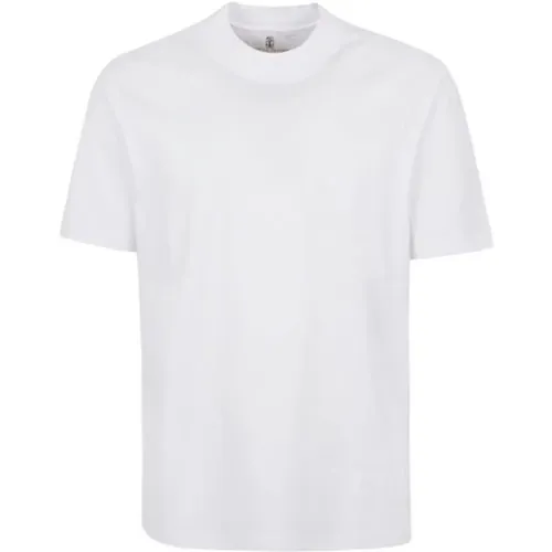 Stilvolle T-Shirts Kollektion , Herren, Größe: S - BRUNELLO CUCINELLI - Modalova