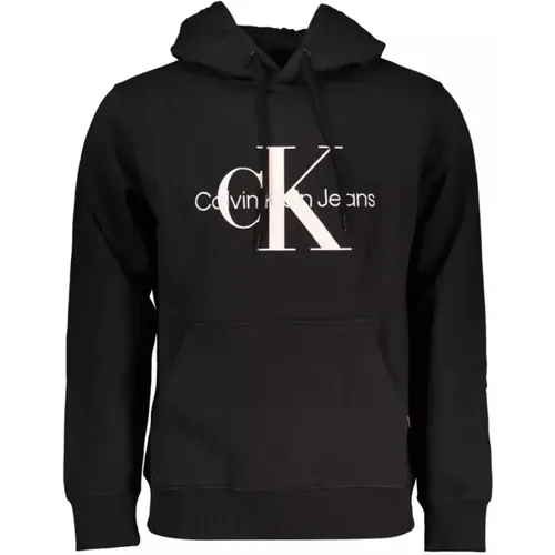 Cotton Hoodie with Stylish Design , male, Sizes: XL, 2XL, S, L - Calvin Klein - Modalova