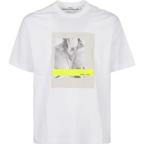 T-Shirts, male, , Size: L NEW Haven T-Shirt - A.p.c. - Modalova