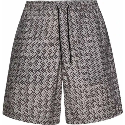 Men's Clothing Shorts Grey Ss24 , male, Sizes: M, S - Emporio Armani - Modalova