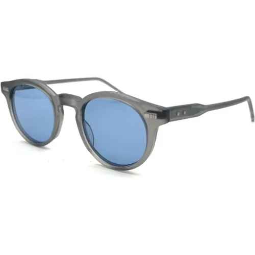 Round ‘Ues404A’ Sunglasses /Light grey , unisex, Sizes: M - Thom Browne - Modalova
