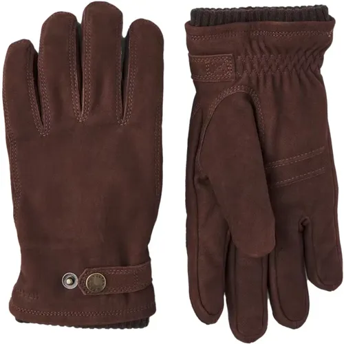 Gloves, male, , Size: 11 IN Classic Leather Gloves with Primaloft Filling - Hestra - Modalova
