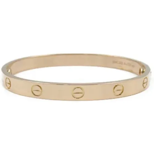 Pre-owned Jewellery, female, , Size: ONE SIZE Pre-owned Rose Gold bracelets - Cartier Vintage - Modalova