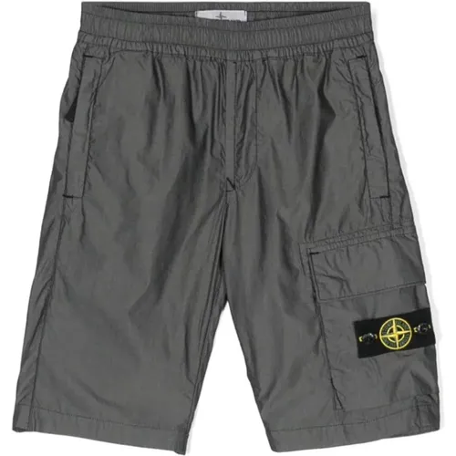 Schwarze Comfort Short Stone Island - Stone Island - Modalova