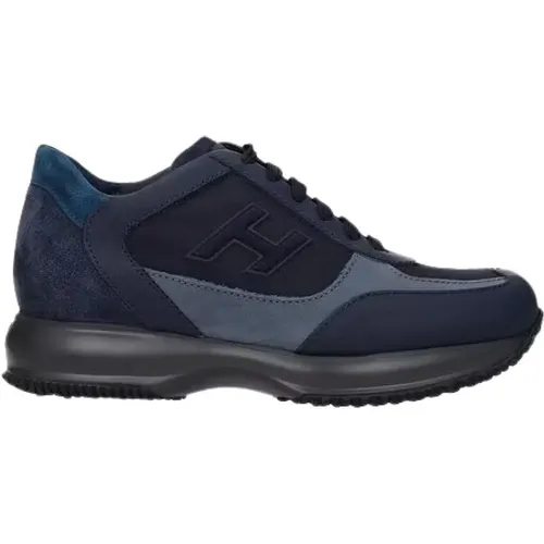 Blaue Sneakers Interaktiver Stil , Herren, Größe: 39 1/2 EU - Hogan - Modalova