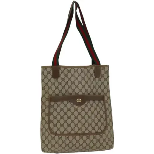 Pre-owned Tote Bags, female, , Size: ONE SIZE Pre-owned Leather totes - Gucci Vintage - Modalova