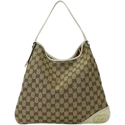 Pre-owned Shoulder Bags, female, , Size: ONE SIZE Pre-owned Canvas totes - Gucci Vintage - Modalova