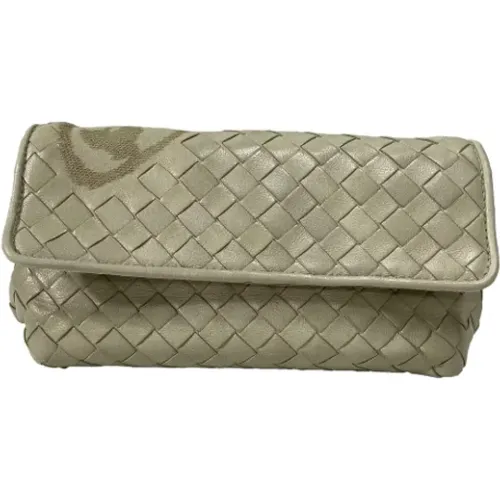 Pre-owned Clutches, female, , Size: ONE SIZE Pre-owned Leather clutches - Bottega Veneta Vintage - Modalova