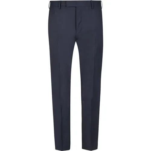 Chinos, male, , Size: L Cotton Trousers with Tailored Cut - PT Torino - Modalova