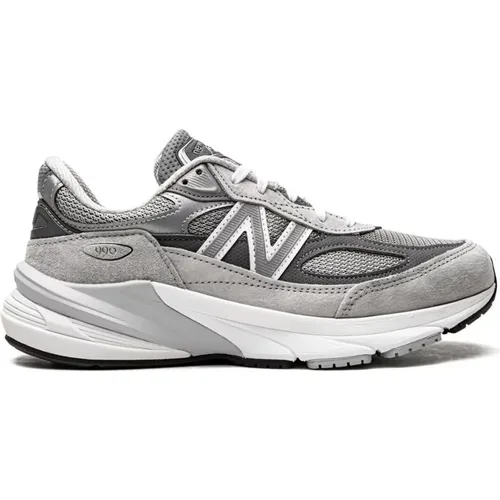 Graue Sneakers 990V6 Stil , Herren, Größe: 40 1/2 EU - New Balance - Modalova