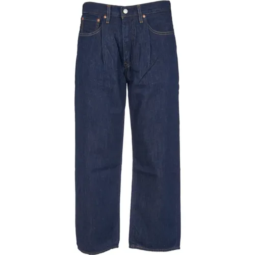Levi's , Pleated Crop Jeans , male, Sizes: W33, W34, W31, W29 - Levis - Modalova
