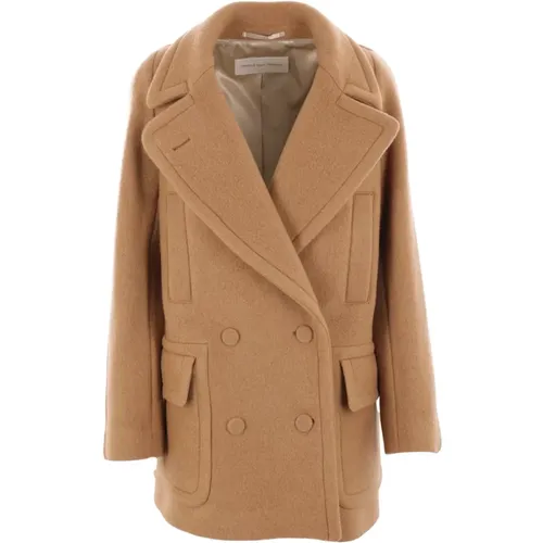 Wool Double-Breasted Coat , female, Sizes: S - Dries Van Noten - Modalova