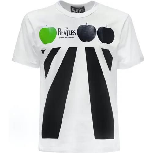 The Beatles Print T-shirt , Herren, Größe: S - Comme des Garçons - Modalova