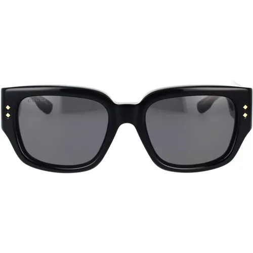 Quadratische Sonnenbrille Gg1261S 001 , unisex, Größe: 54 MM - Gucci - Modalova