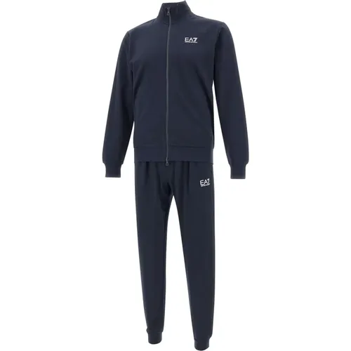 Training Sets, male, , Size: S Cotton Tracksuit Set - Emporio Armani EA7 - Modalova