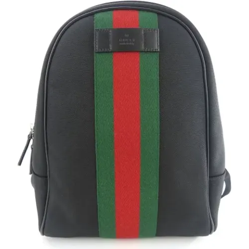 Pre-owned Backpacks, female, , Size: ONE SIZE Pre-owned Canvas shoulder-bags - Gucci Vintage - Modalova