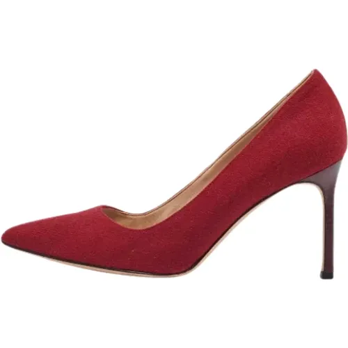 Pre-owned Pumps, female, , Size: 8 US Pre-owned Fabric heels - Manolo Blahnik Pre-owned - Modalova