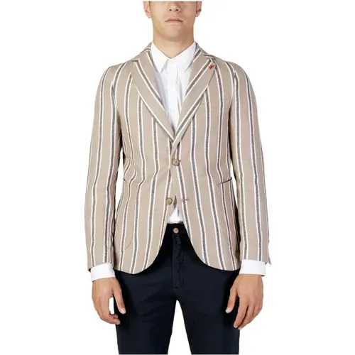 Blazers, male, , Size: S Button Blazer Spring/Summer Men - Mulish - Modalova