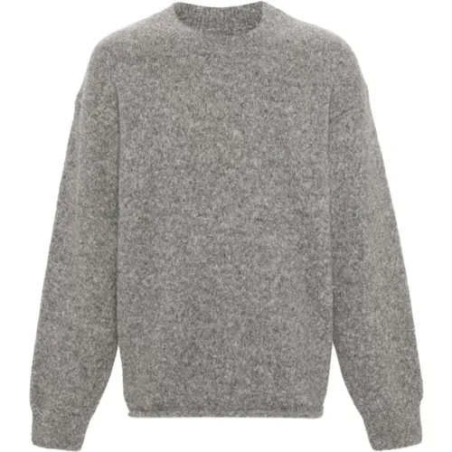 Chunky Knit Grey Sweater , male, Sizes: L, M - Jacquemus - Modalova